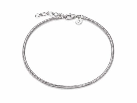 Round Snake Chain Bracelet Sterling Silver Sale