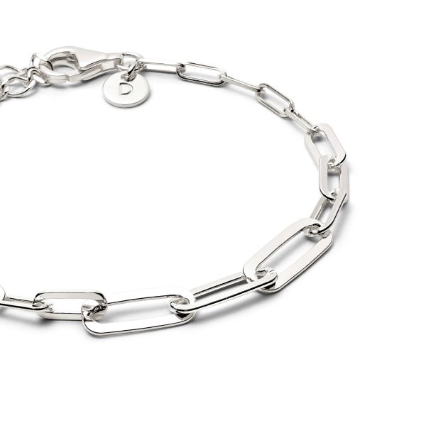 Estée Lalonde Box Chain Bracelet Sterling Silver Sale