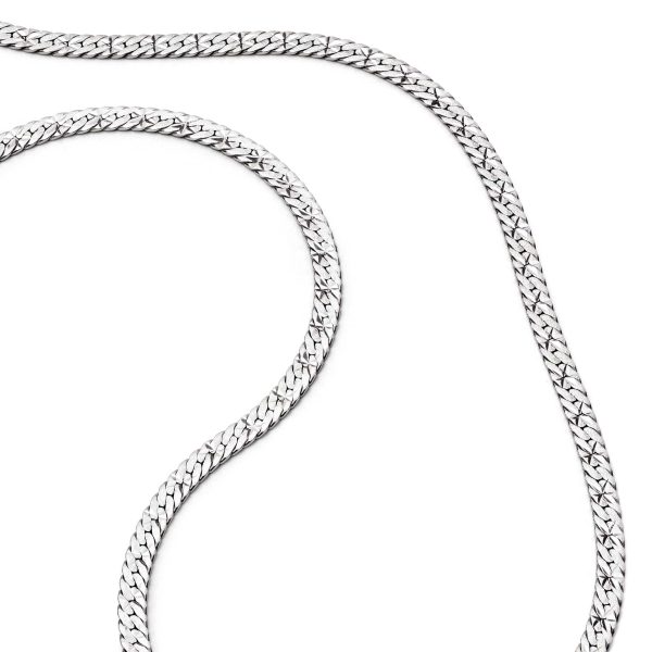 Estée Lalonde Short Snake Chain Necklace Sterling Silver Hot on Sale