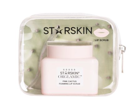 StarSkin ORGLAMIC™ PINK CACTUS FOAMING LIP SCRUB 15ml, Exfoliating Scrub For Cheap