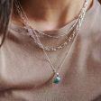 Amazonite Pendant Necklace Sterling Silver on Sale