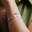 Amethyst Healing Stone Bobble Bracelet Sterling Silver Online