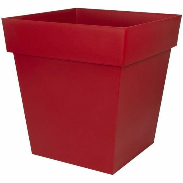 Plant pot EDA Tuscan Red Squared Ø 50 cm Online