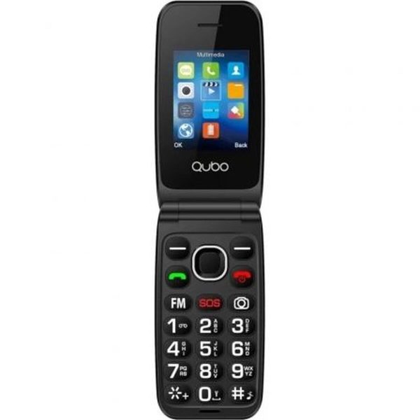 Mobile telephone for older adults Qubo NEO2NW BK SOS 2.4  32 MB Supply