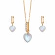 Beloved Moonstone Layering Set 18ct Gold Plate Cheap