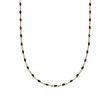 Treasures Black Beaded Necklace 18ct Gold Plate Cheap