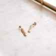 Art Deco Drop Earrings 18ct Gold Plate Online Sale