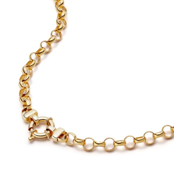 Apollo Chain Necklace 18ct Gold Plate For Cheap