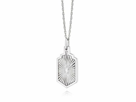 Estée Lalonde Sunburst Shield Necklace Sterling Silver Online