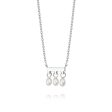 Treasures Seed Pearl Trio Necklace Sterling Silver Online Sale