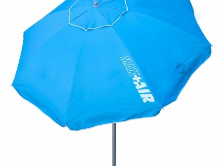 Sunshade Aktive UV50 Ø 200 cm Blue Polyester Aluminium 200 x 198,5 x 200 cm (6 Units) Online Hot Sale