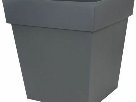 Planter EDA Tuscany Grey Dark grey Squared Ø 50 cm For Sale