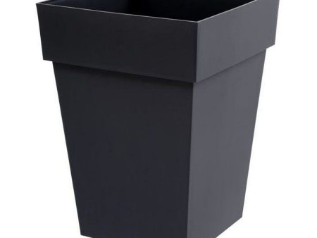 Plant pot EDA Tuscan Grey Dark grey polypropylene 39 x 39 x 53 cm For Discount