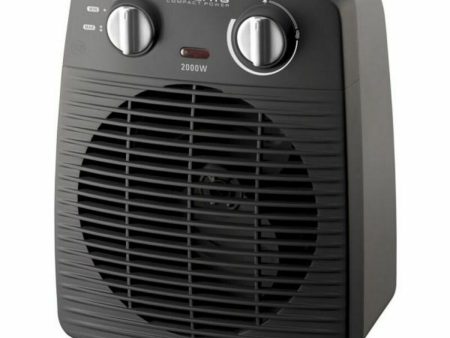 Portable Fan Heater Rowenta Classic 2000W Black Fashion