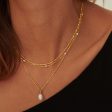 Tidal Twist Chain Necklace 18ct Gold Plate For Discount