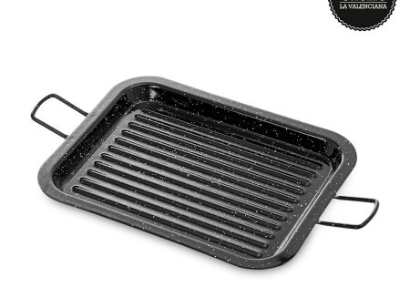 Barbecue Vaello 75462 Black Enamelled Steel 31 x 25 cm Discount