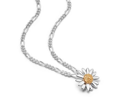 English Daisy Necklace Sterling Silver Fashion