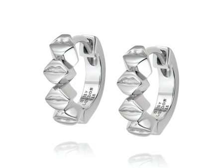 Vita Lips Huggies Sterling Silver Online Sale