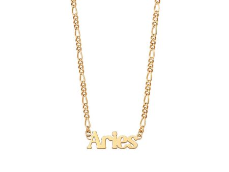 Zodiac Necklace 18ct Gold Plate Sale