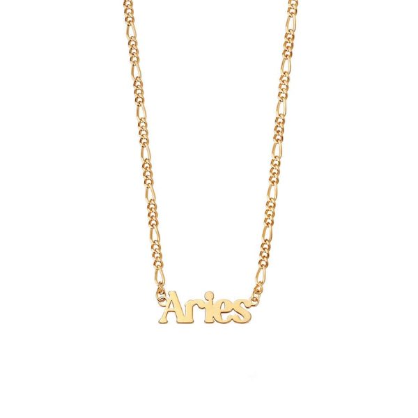 Zodiac Necklace 18ct Gold Plate Sale