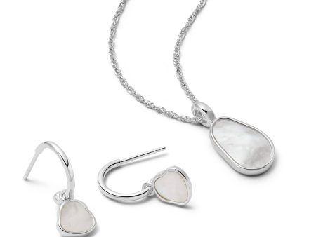 Mother of Pearl Layering Set Sterling Silver Discount