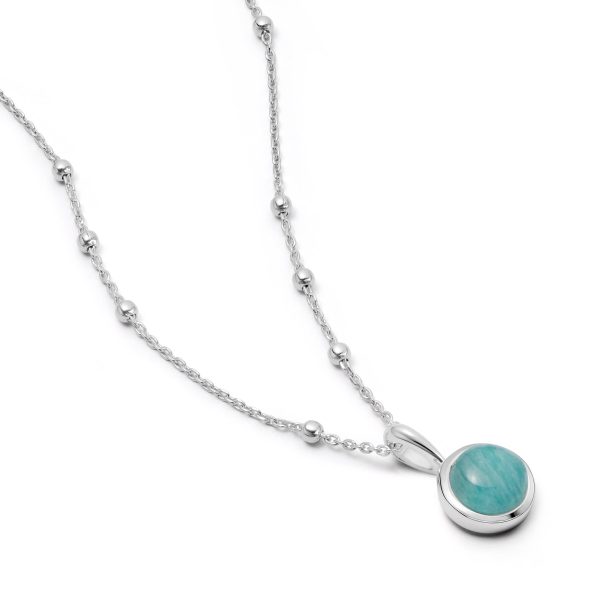 Amazonite Healing Stone Necklace Sterling Silver Online