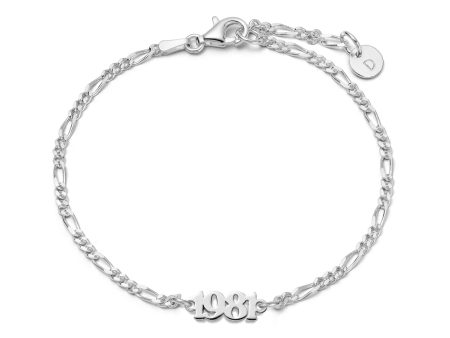 Personalised Year Bracelet Sterling Silver Online