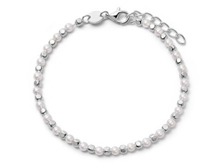 Pearl And Bead Bracelet Sterling Silver Cheap