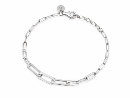 Estée Lalonde Box Chain Bracelet Sterling Silver Sale