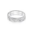 Artisan Woven Stacking Ring Sterling Silver Online now