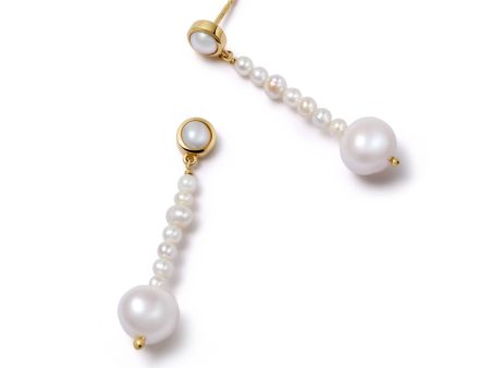 Baroque & Seed Pearl Drop Earrings Online now