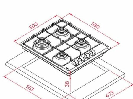 Gas Hob Teka HLX 640 Supply