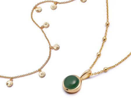 Comforting Sea Necklace Layering Set 18ct Gold Plate For Sale