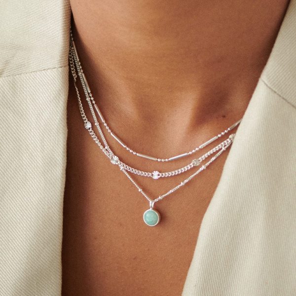 Amazonite Healing Stone Necklace Sterling Silver Online