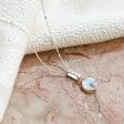 Beloved Moonstone Heart Drop Pendant Sterling Silver Sale