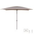 Sunshade Tessa Taupe Aluminium 300 x 400 x 250 cm Online Sale