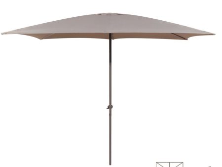 Sunshade Tessa Taupe Aluminium 300 x 400 x 250 cm Online Sale