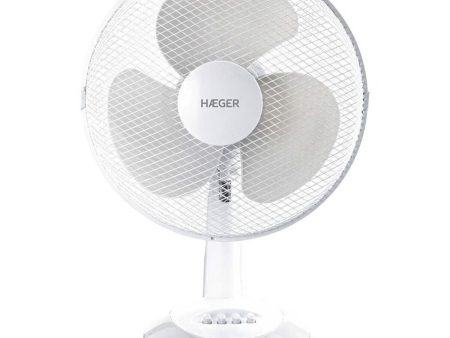 Table Fan Haeger FA-012.008A White 40 W Online now