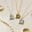 Engravable Square Pendant Necklace Sterling Silver Online