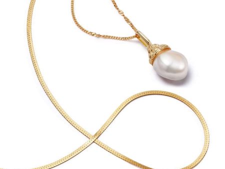 Fine Pearl Necklace Layering Set 18ct Gold Plate Online