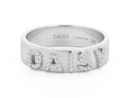 Personalised Crystal Ring Sterling Silver Sale