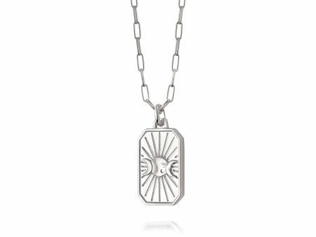 Estée Lalonde Goddess Shield Necklace Sterling Silver on Sale