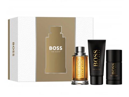 Hugo Boss The Scent Gift Set (100ml EDT + 100ml Shower Gel + 75g Deodorant Stick) Online now