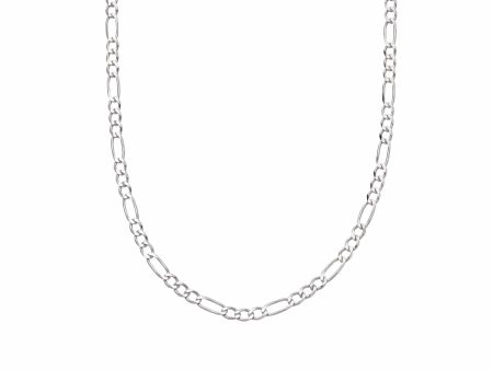 Figaro Chain Necklace Sterling Silver Online