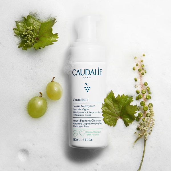 Caudalie Vinoclean Instant Foaming Cleanser Duo (Worth £30.00) For Cheap