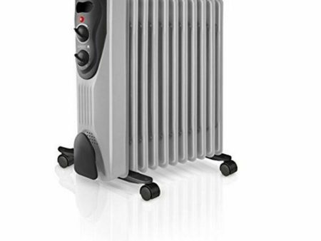 Oil-filled Radiator (9 chamber) Taurus DAKAR 2000 Grey 2000 W Online Hot Sale