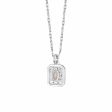 April White Topaz Birthstone Necklace Sterling Silver Online Sale