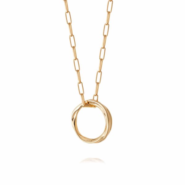 Estée Lalonde Unity Ring Necklace 18Ct Gold Plate Supply