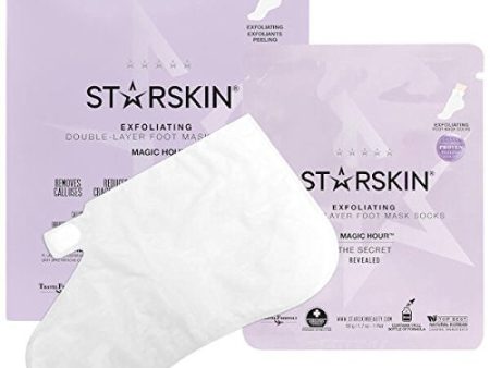 STARSKIN Magic Hour™ Exfoliating Double-Layer Foot Mask Socks Online now