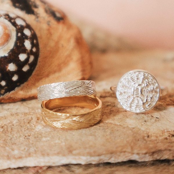 Woven Coin Ring Sterling Silver For Discount